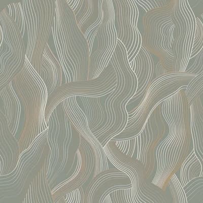 Meraki - Green Orange Wallpaper by Sabrina Yvonne — Green Orange