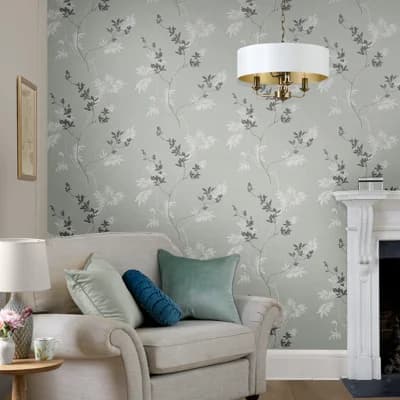 Mari Mineral Green Removable Wallpaper — Mineral Green