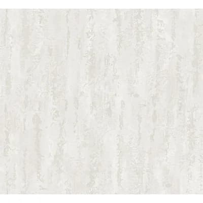 Gray Resource Non-Pasted Metallic Wallpaper Roll — Gray,White
