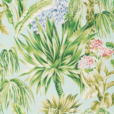 Mindoro Caluya 33'' L x 27.5" W Wallpaper Roll — Green,Pink,Blue