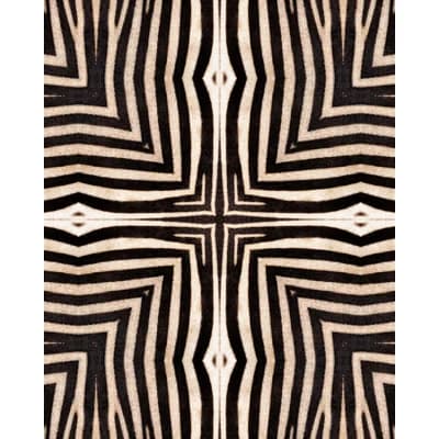 Origins Animal Print Non-Pasted Matte Wallpaper Roll — Taupe,Brown,Black