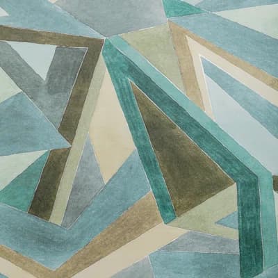 Rhapsody Roulade 33' L x 28.35" W Wallpaper Roll — Aqua,Dune