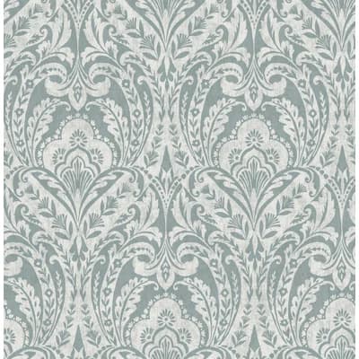 Berkshire Butter Damask Wallpaper — Yellow