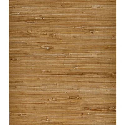 24' L x 36" W Textured Wallpaper Roll — Brown