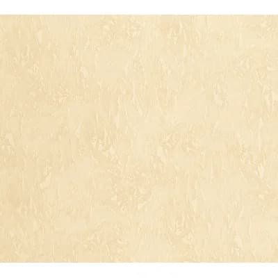 Neapolis 3 Textured Plaster Effect 33' L x 21" W Metallic Wallpaper Roll — Metallic Cream