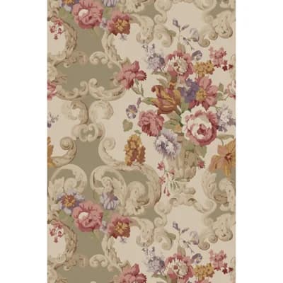 32.8' L x 27.56" W Smooth Wallpaper Roll — Red,Plum