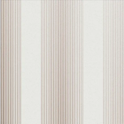 Lagom Striped Non-Pasted Metallic Wallpaper Double Roll — White,Rose Gold