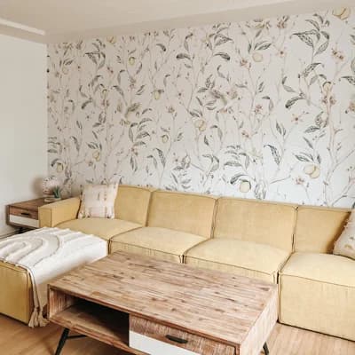 Matte Wall Mural — Green;Yellow