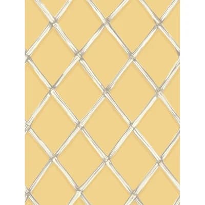 Bagatelle Geometric Non-Pasted Wallpaper Roll — Yellow