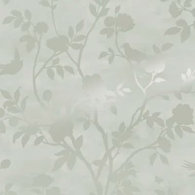 Laura Ashley Eglantine Silhouette Wallpaper Roll — Eau de Nil