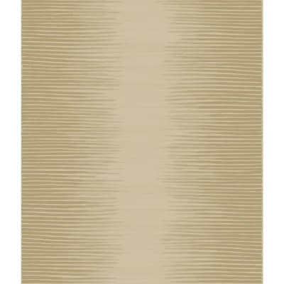 Plume Non-Pasted Wallpaper Roll — Buff,Gold