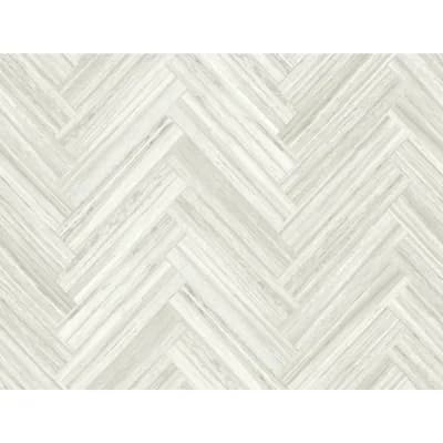 Grasscloth, Wood and Stone Premium Peel + Stick Shiplap Peel & Stick Matte Wallpaper Roll — Beige