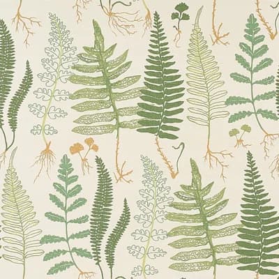 Halcott Sisal Wallpaper — Green,Tan