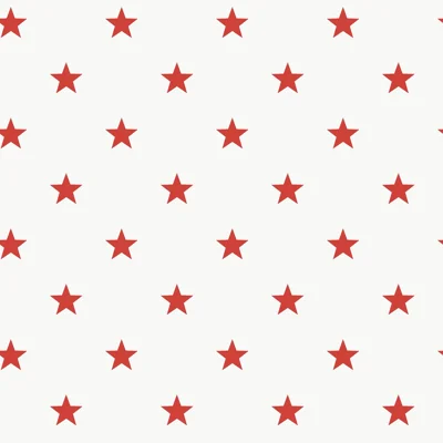 Kids and Teens Collection Stars Wallpaper — Red