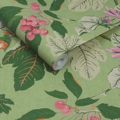 Graham & Brown Craftwork Trail Green Wallpaper — Green