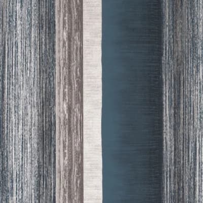 Adonea Poseidon Smooth Metallic 33' L x 21" W Wallpaper Roll — Midnight Blue