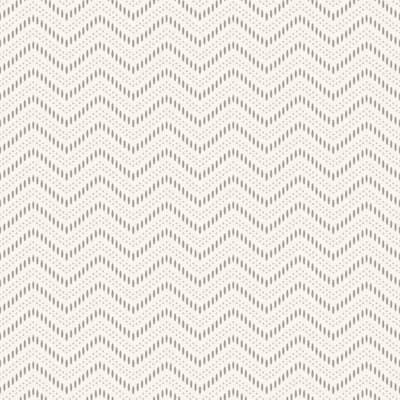 Boråstapeter Chevron Dots Wallpaper — Pearl