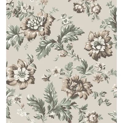 Ett Hem Floral Matte Wallpaper Roll — Beige