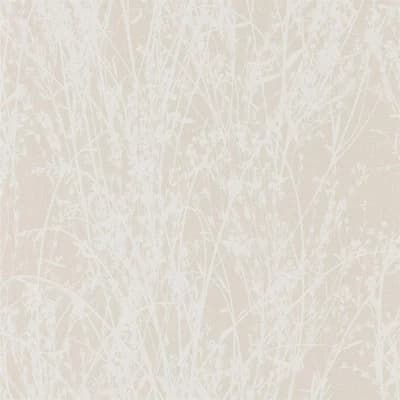 Meadow Canvas Wallpaper — White,Parchment
