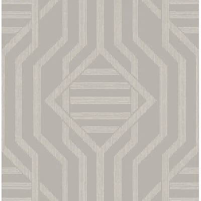 Essex Dark Blue Geometric Wallpaper — Dark Blue