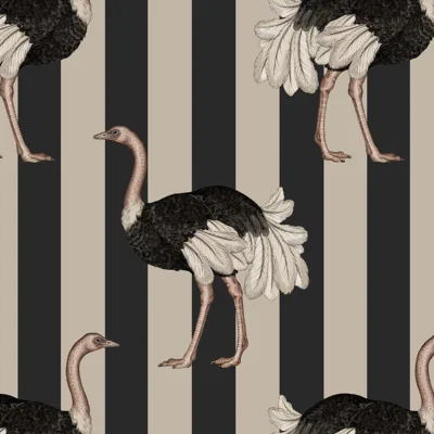 Pride 9.84' L x 70.8" W Wallpaper Roll — Pink,Black