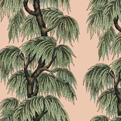 Babylon 9.84' L x 70.8" W Wallpaper Roll — Blush