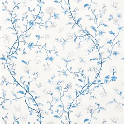 Floraison Wallpaper — Porcelain