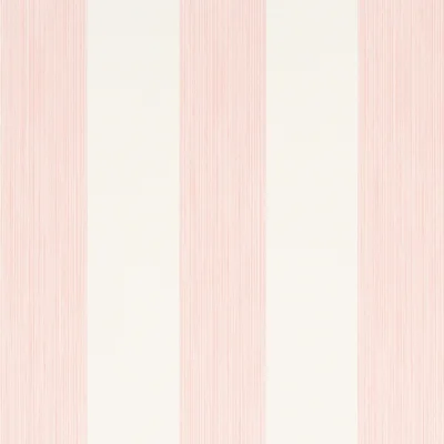 Edwin Stripe Wide Wallpaper — Pink;Ivory