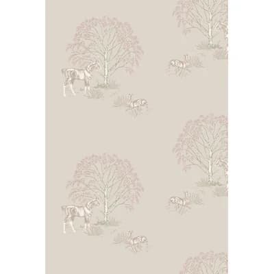 Willow Shade: Horse & Hare - Danielle Demers Studio Licensed Design — Beige