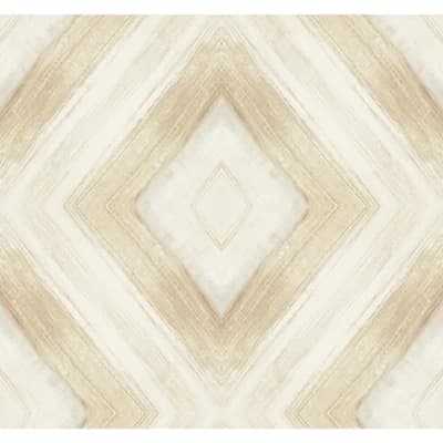 Geometric Non-Pasted Matte Wallpaper Double Roll — Desert