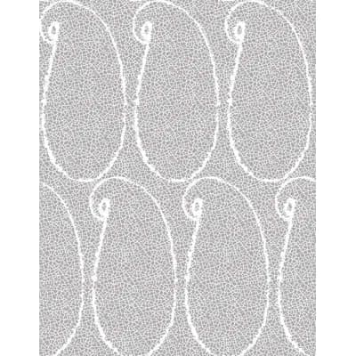 Lorenzo Castillo Volume V Paisley Vinyl Wallpaper Roll by Gaston Y Daniela — Gris