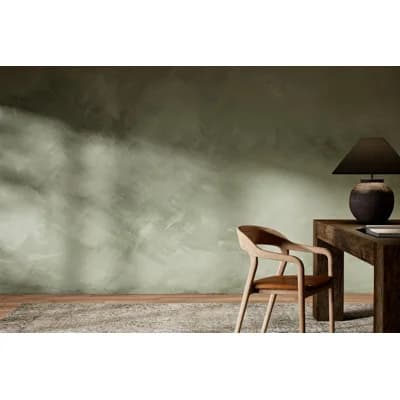 Limewash Non-Pasted Wallpaper Roll by Four Hands Art Studio — Green