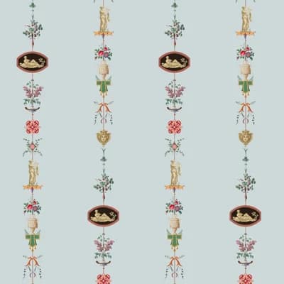 NeoClassical Stripe - Wallpaper — Parchment Brown