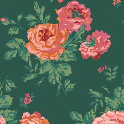 Cath Kidston Archive Rose Pink Blooms — Blue