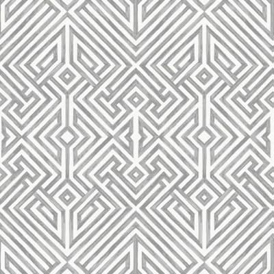 Lyon Gold Geometric Key Wallpaper — Gray