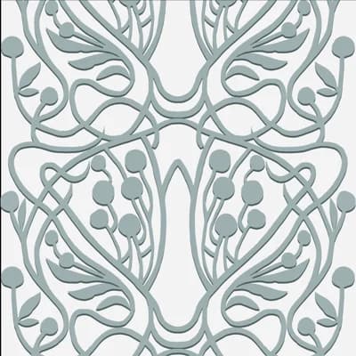 Vineyard 10' L x 25" W Wallpaper Tile — Black Sand