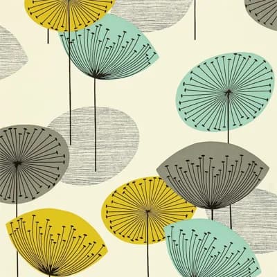 Dandelion Clocks Wallpaper — Chaffinch