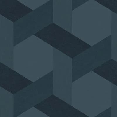 Fractal Grey Wallpaper — Blue
