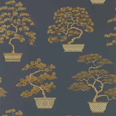 Penjing Wallpaper — Ink Black,Gold