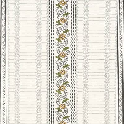 Schumacher X Rita Konig Serena Stripe Wallpaper — Ochre