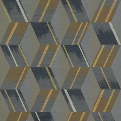 Rhombi Wallpaper — Anthracite