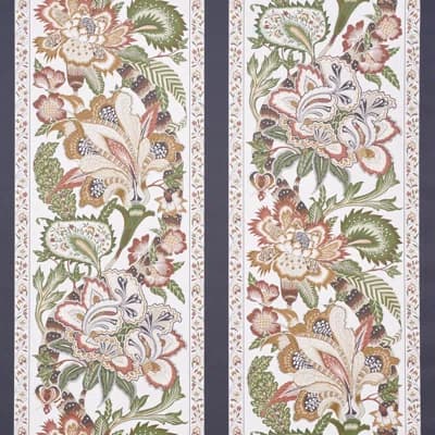 Schumacher x Timothy Corrigan Anjou Stripe Wallpaper — Saffron