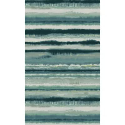 Striped Non-Pasted Wall Mural — Blue