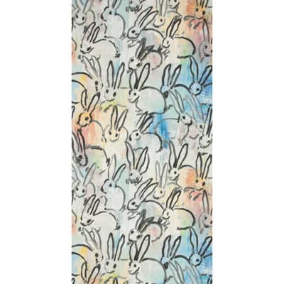 Hula 10' L Wallpaper Roll — Blue,Pink,Gray