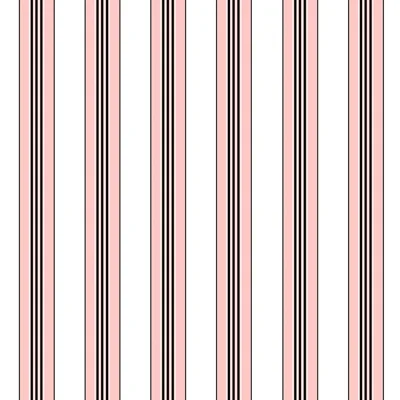 Madeleine Castaing Rayure Lione 3' L x 47.24" W Wallpaper Roll — Rose
