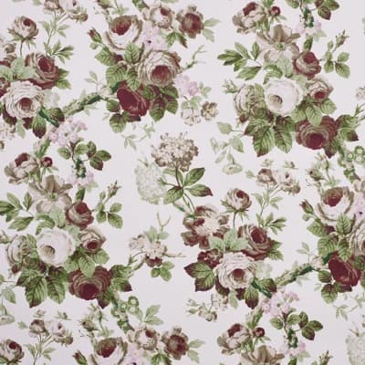 Nancy Floral Wallpaper — Rose