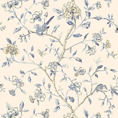 Annabelle Vine Wallpaper — Porcelain
