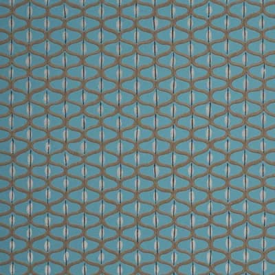 Homes and Gardens II 32.97' L x 20.49" W Wallpaper Roll — Teal,Silver