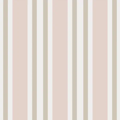 Polo Striped Non-Pasted Wallpaper Roll — Soft Pink