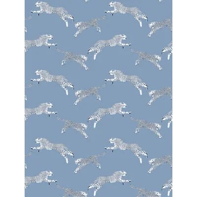 Leaping Cheetah Sahara Wallcovering — Cloud Nine